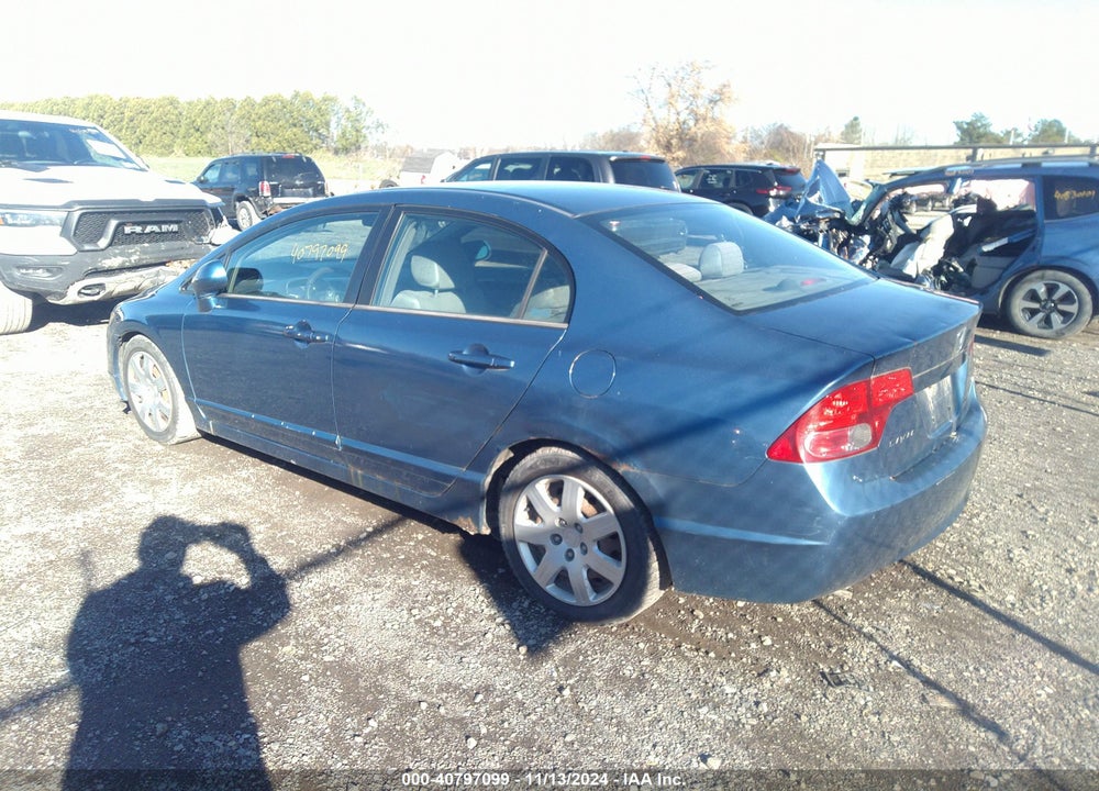 2007 HONDA CIVIC LX VIN: 1HGFA16567L034048