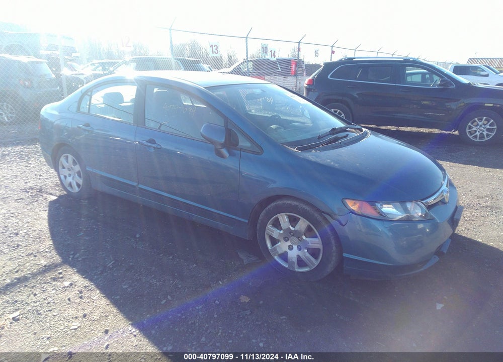 2007 HONDA CIVIC LX VIN: 1HGFA16567L034048