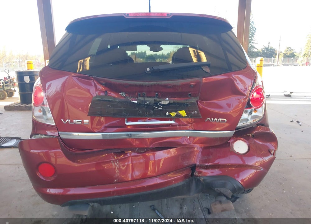 2008 SATURN VUE RED LINE VIN: 3GSDL037X8S690026