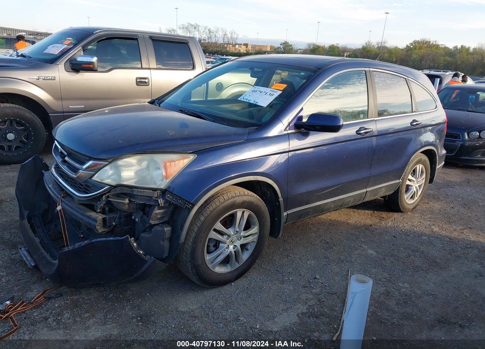 2010 HONDA CR-V EX-L VIN: 5J6RE4H76AL054897