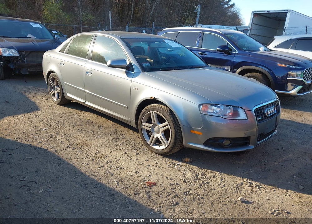 2008 AUDI A4 2.0T VIN: WAUDF78E88A034523