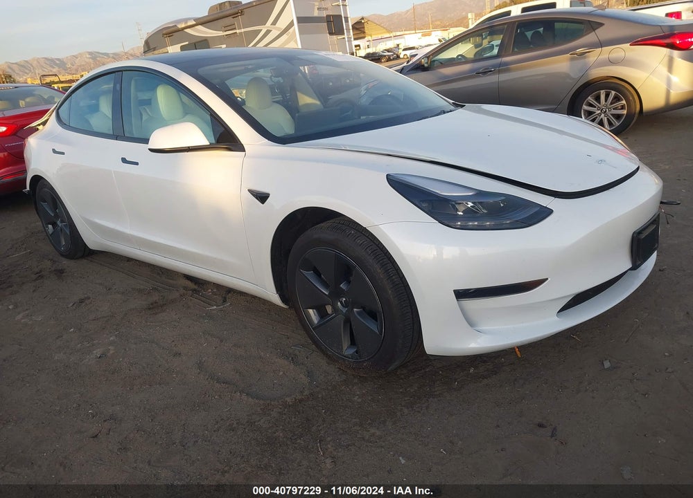 2023 TESLA MODEL 3 REAR-WHEEL DRIVE VIN: 5YJ3E1EA3PF573136