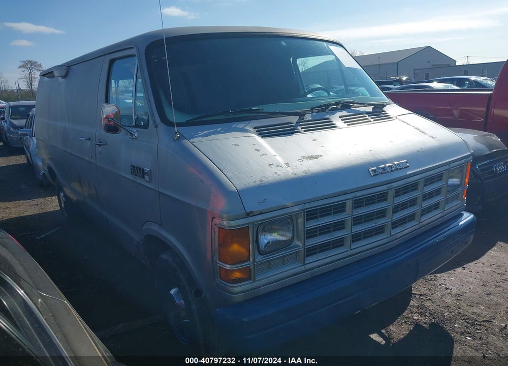 1988 DODGE RAM VAN B150 VIN: 2B7FB13X8JK162607