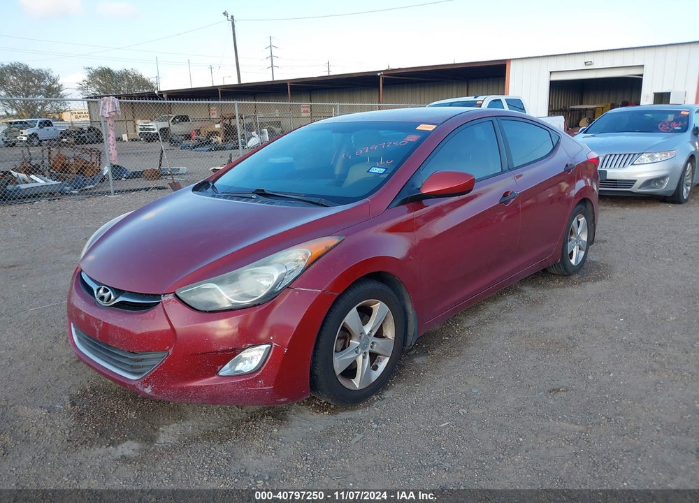 2013 HYUNDAI ELANTRA GLS VIN: 5NPDH4AE3DH194687