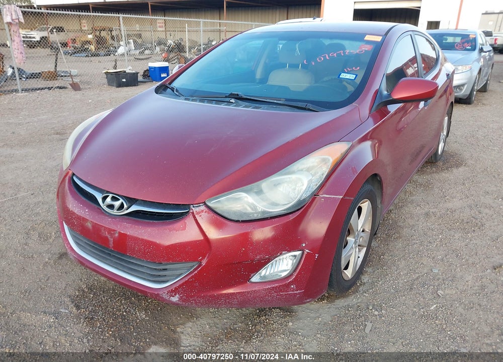 2013 HYUNDAI ELANTRA GLS VIN: 5NPDH4AE3DH194687