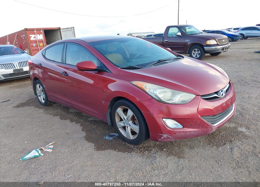 2013 HYUNDAI ELANTRA GLS VIN: 5NPDH4AE3DH194687