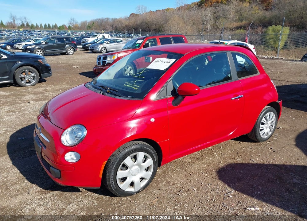 2012 FIAT 500 POP VIN: 3C3CFFAR7CT304014
