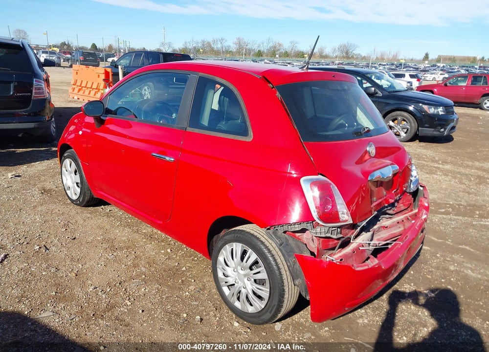 2012 FIAT 500 POP VIN: 3C3CFFAR7CT304014