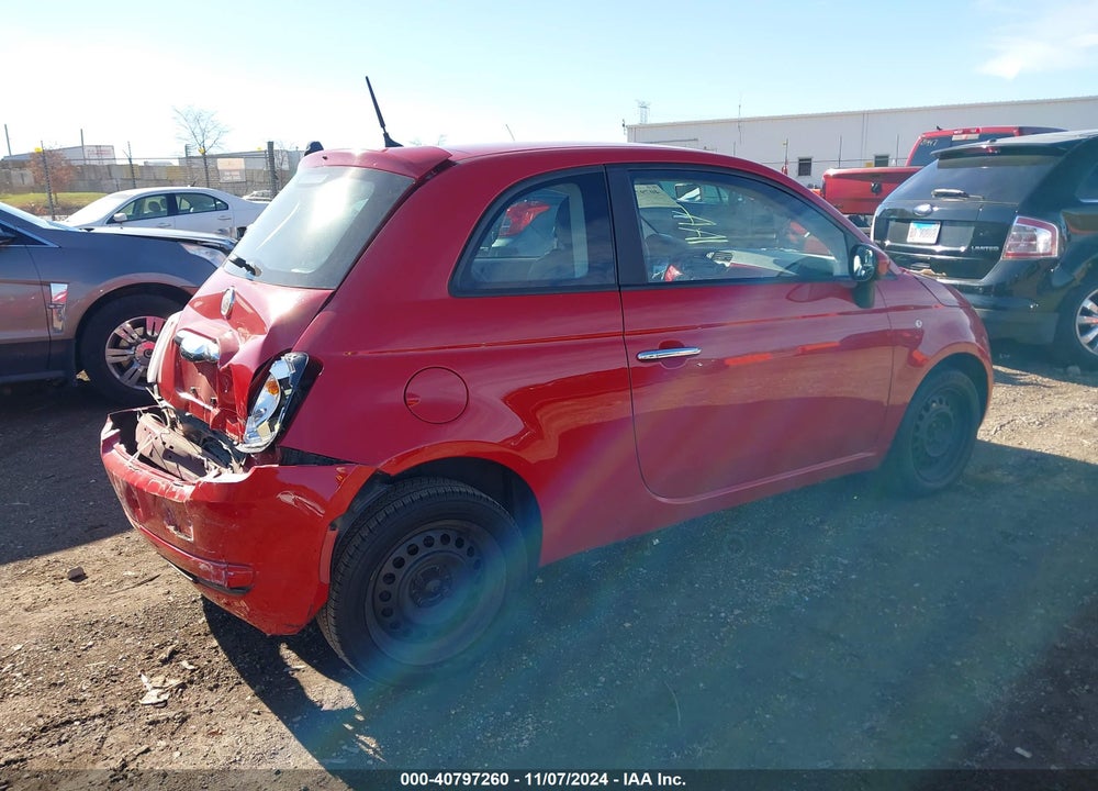 2012 FIAT 500 POP VIN: 3C3CFFAR7CT304014
