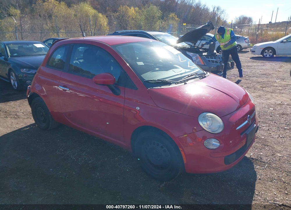 2012 FIAT 500 POP VIN: 3C3CFFAR7CT304014