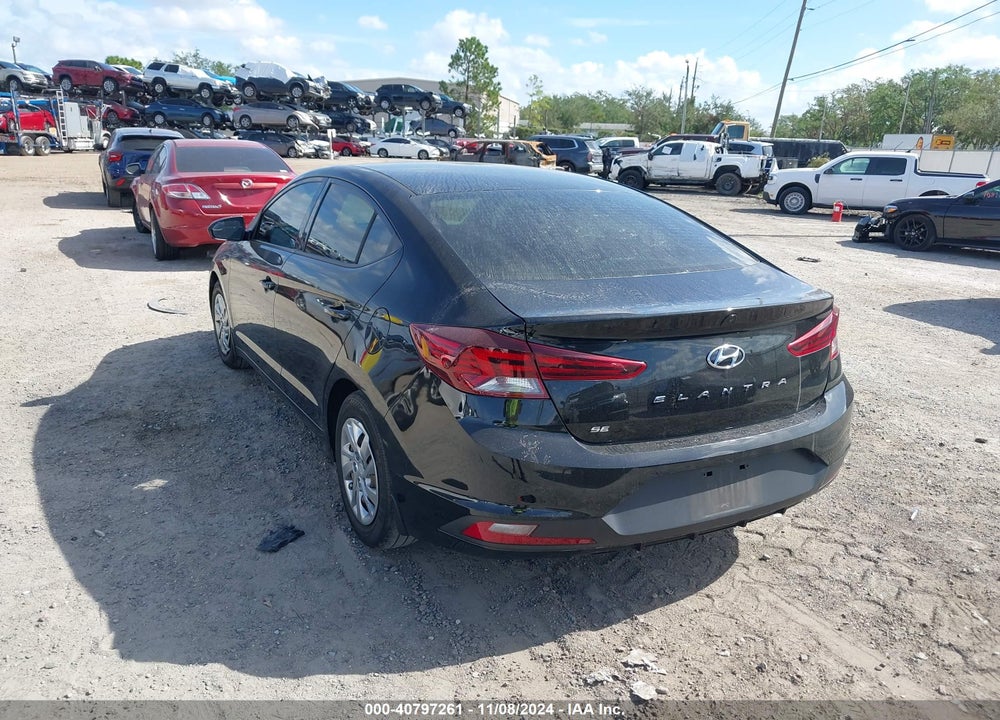 2019 HYUNDAI ELANTRA SE VIN: KMHD74LF0KU869709