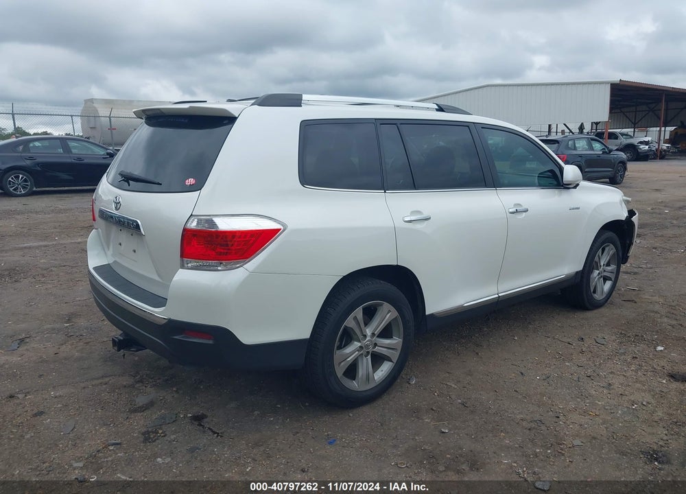 2012 TOYOTA HIGHLANDER LIMITED V6 VIN: 5TDYK3EH0CS087381