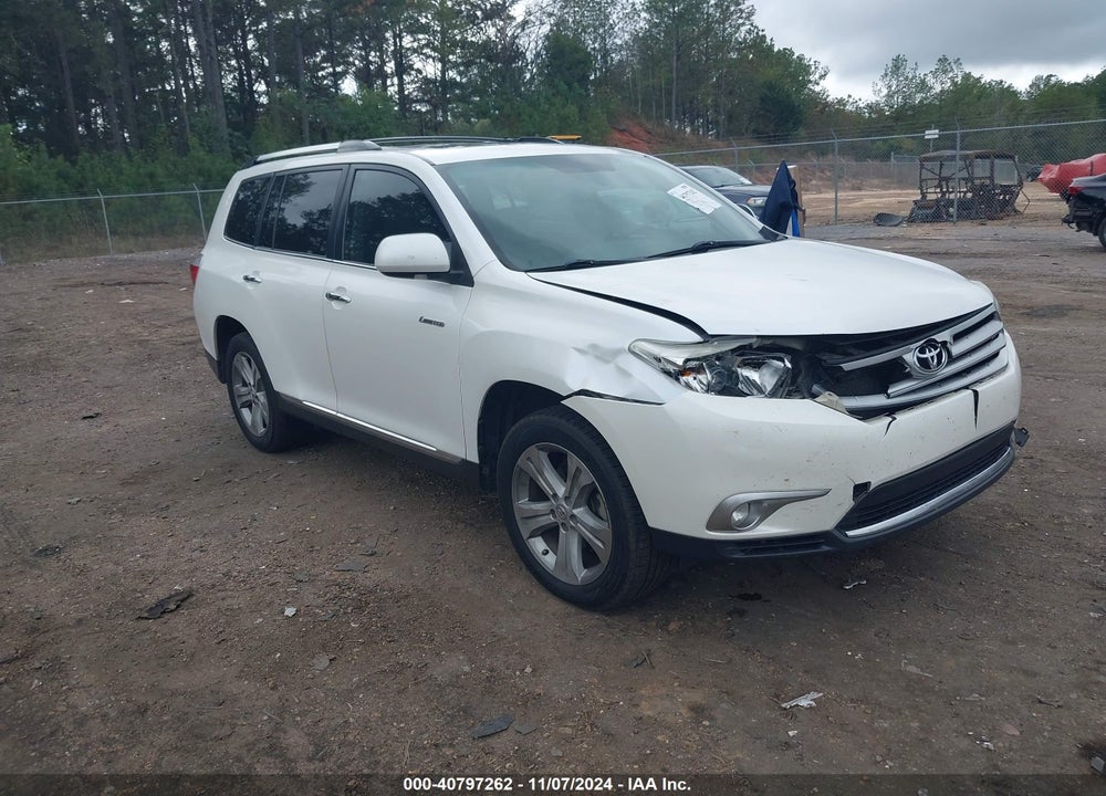 2012 TOYOTA HIGHLANDER LIMITED V6 VIN: 5TDYK3EH0CS087381