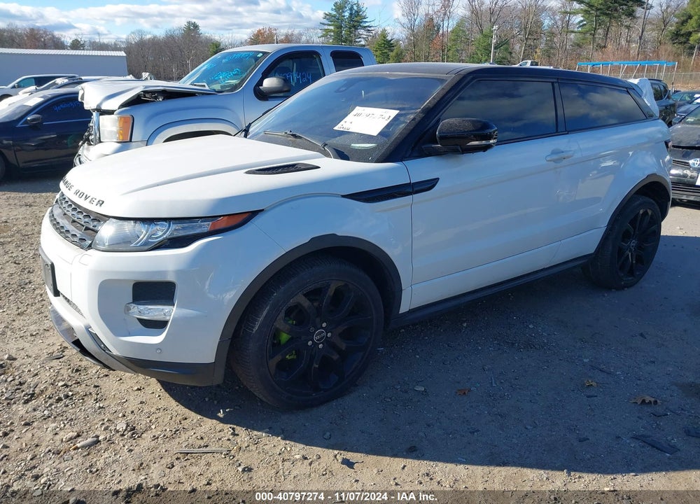 2012 LAND ROVER RANGE ROVER EVOQUE PURE PLUS VIN: SALVT1BG8CH622065