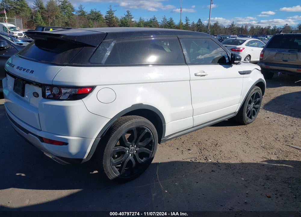 2012 LAND ROVER RANGE ROVER EVOQUE PURE PLUS VIN: SALVT1BG8CH622065