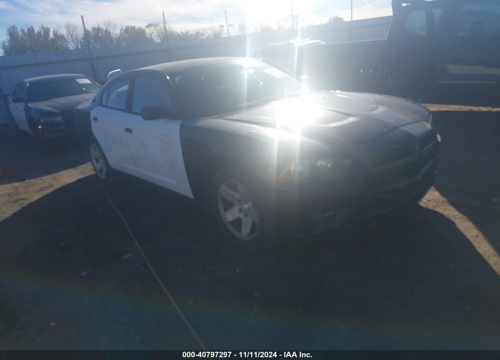 2011 DODGE CHARGER POLICE VIN: 2B3CL1CG9BH540143