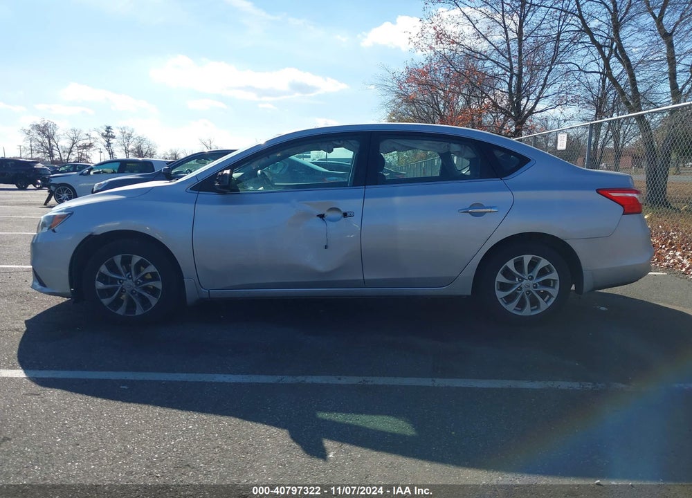 2019 NISSAN SENTRA SV VIN: 3N1AB7AP6KY437872