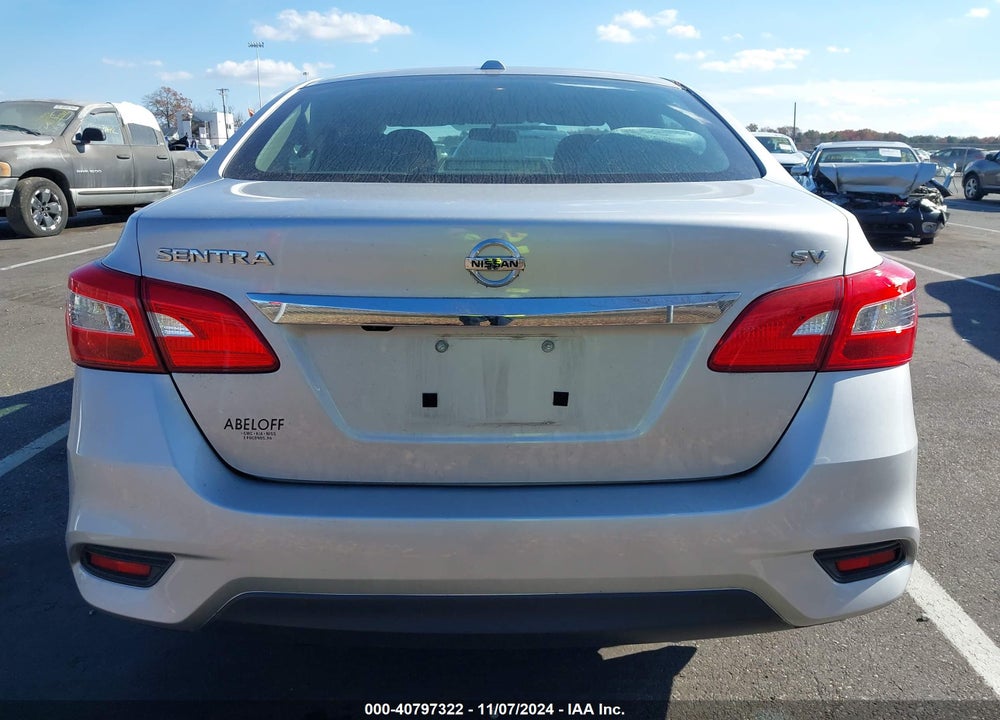 2019 NISSAN SENTRA SV VIN: 3N1AB7AP6KY437872
