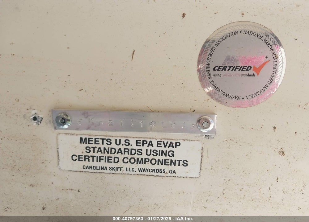 2017 CAROLINA SKIFF OTHER VIN: EKH2T110I617