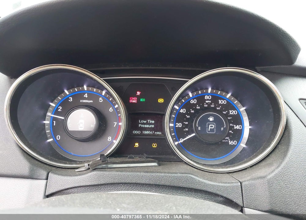 2013 HYUNDAI SONATA GLS VIN: 5NPEB4AC8DH673904