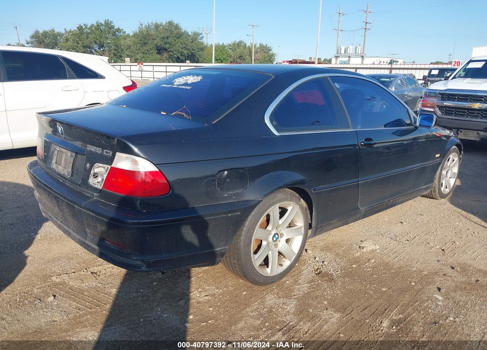 2002 BMW 325CI VIN: WBABN33432PG54740