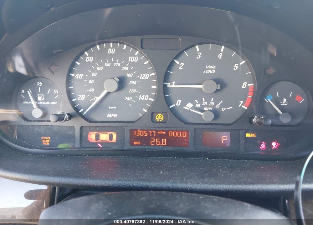 2002 BMW 325CI VIN: WBABN33432PG54740