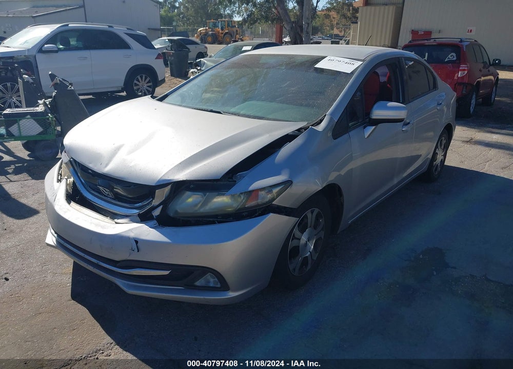 2015 HONDA CIVIC HYBRID VIN: 19XFB4F23FE201105