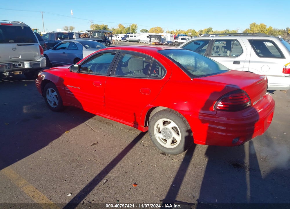 1999 PONTIAC GRAND AM SE1 VIN: 1G2NE52T5XC579379