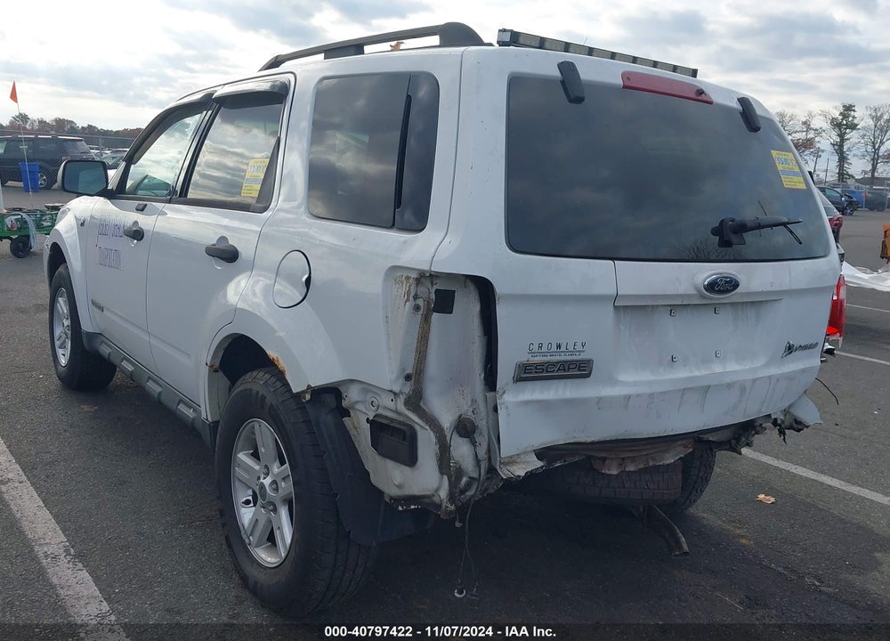 2008 FORD ESCAPE HYBRID VIN: 1FMCU59H68KD33712