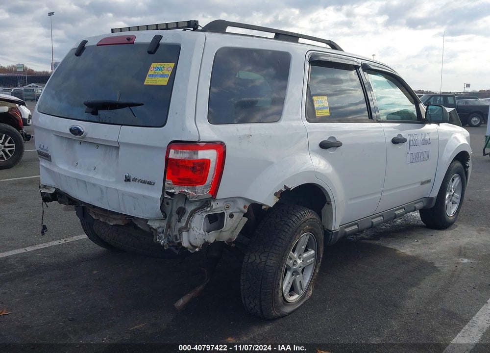 2008 FORD ESCAPE HYBRID VIN: 1FMCU59H68KD33712