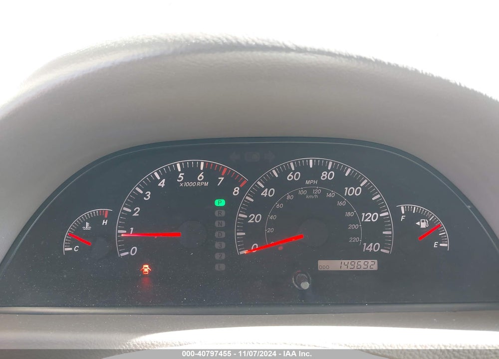2005 TOYOTA CAMRY LE VIN: 4T1BE32K05U410724