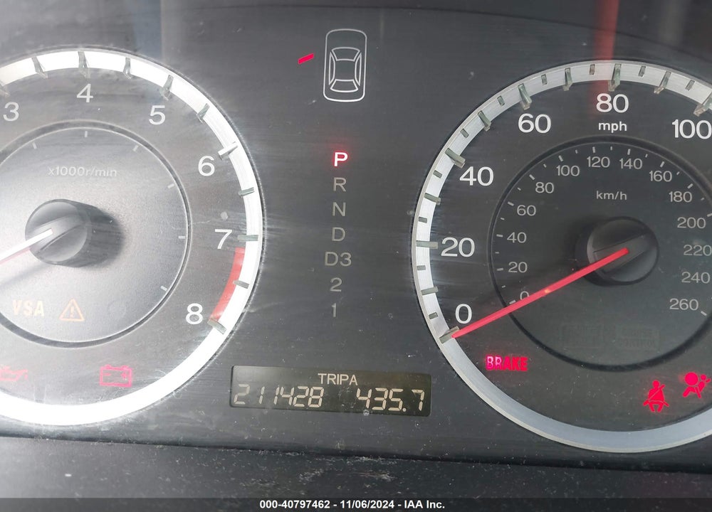 2008 HONDA ACCORD 2.4 EX VIN: 1HGCS12778A011737