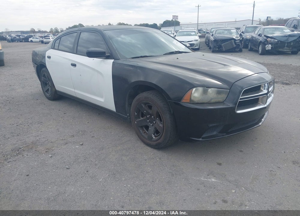 2012 DODGE CHARGER POLICE VIN: 2C3CDXAG9CH190861