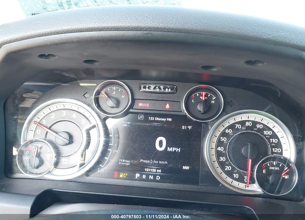 2016 RAM 3500 BIG HORN VIN: 3C63R3DL9GG339605