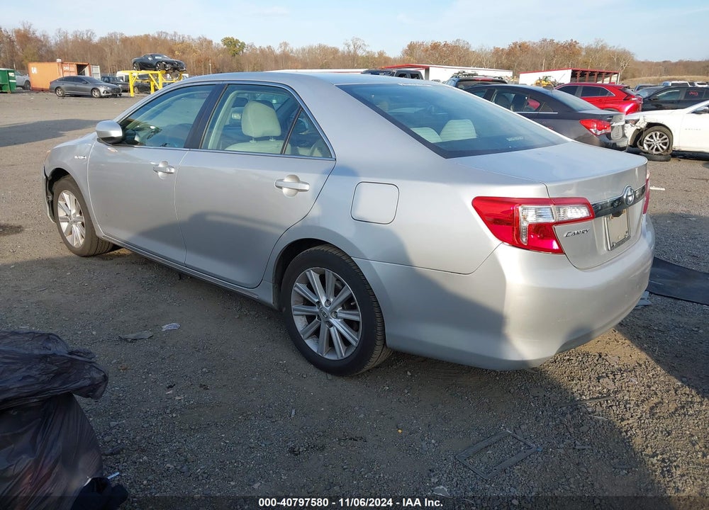2013 TOYOTA CAMRY HYBRID XLE VIN: 4T1BD1FK7DU078118