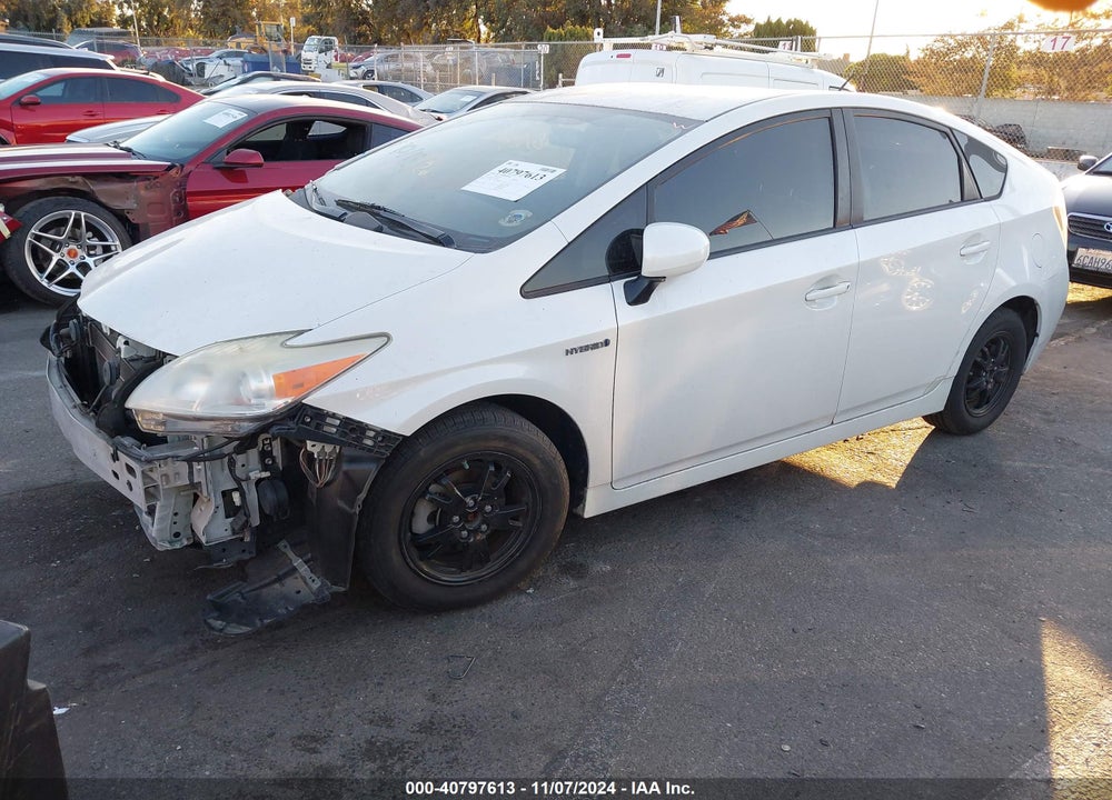 2012 TOYOTA PRIUS TWO VIN: JTDKN3DU5C5534871