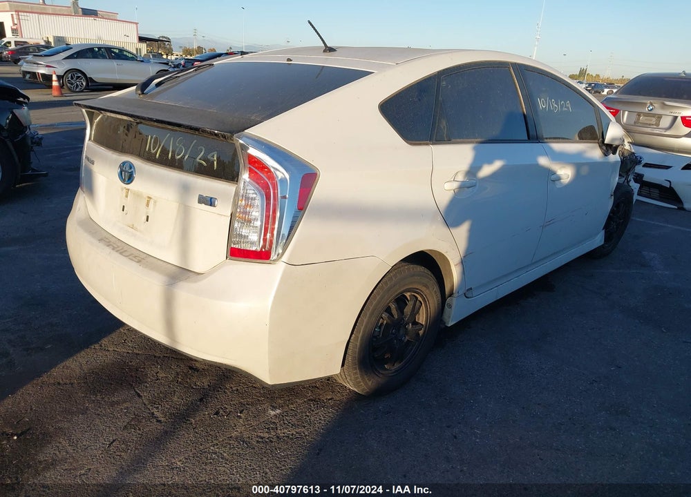 2012 TOYOTA PRIUS TWO VIN: JTDKN3DU5C5534871