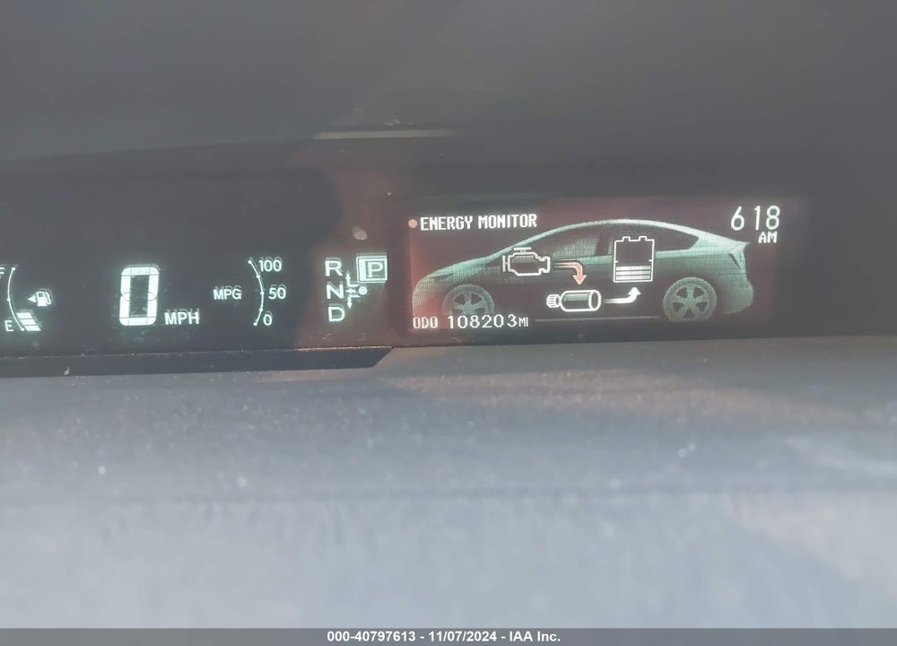 2012 TOYOTA PRIUS TWO VIN: JTDKN3DU5C5534871