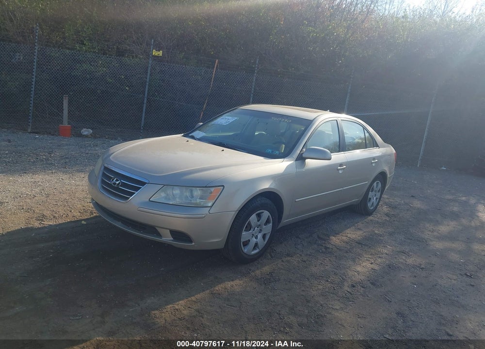 2009 HYUNDAI SONATA GLS VIN: 5NPET46CX9H460790