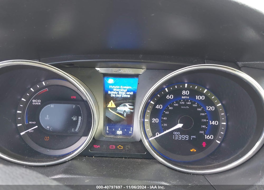2013 HYUNDAI SONATA HYBRID LIMITED VIN: KMHEC4A4XDA098990