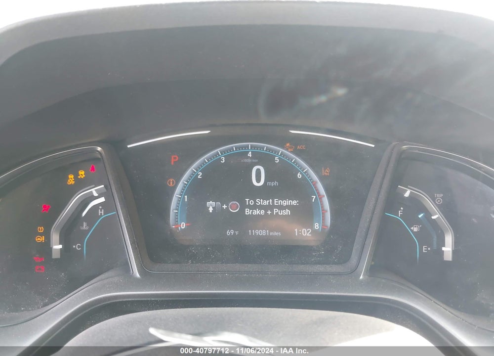 2020 HONDA CIVIC EX VIN: SHHFK7H64LU405417