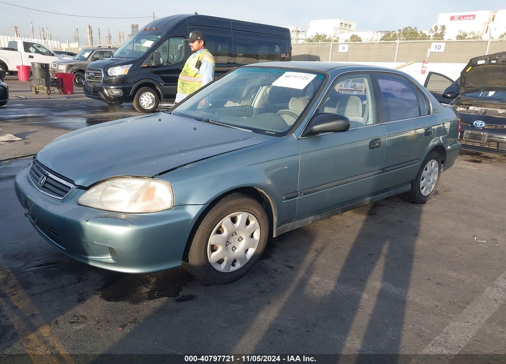 2000 HONDA CIVIC LX VIN: 2HGEJ667XYH530849