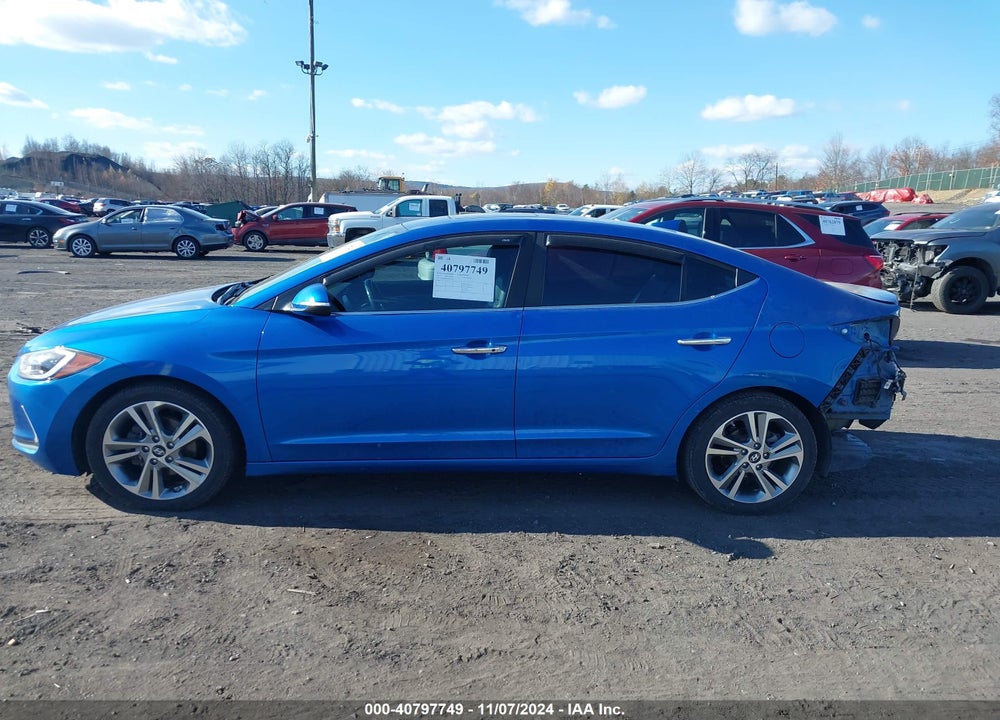 2017 HYUNDAI ELANTRA LIMITED VIN: KMHD84LF6HU060379