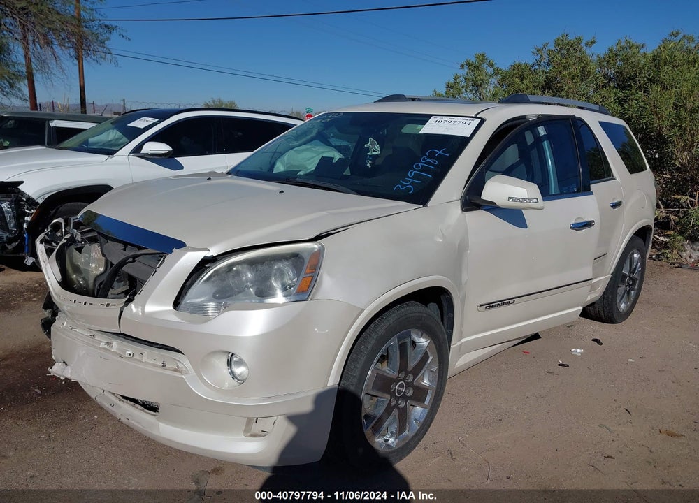2011 GMC ACADIA DENALI VIN: 1GKKRTED1BJ349987