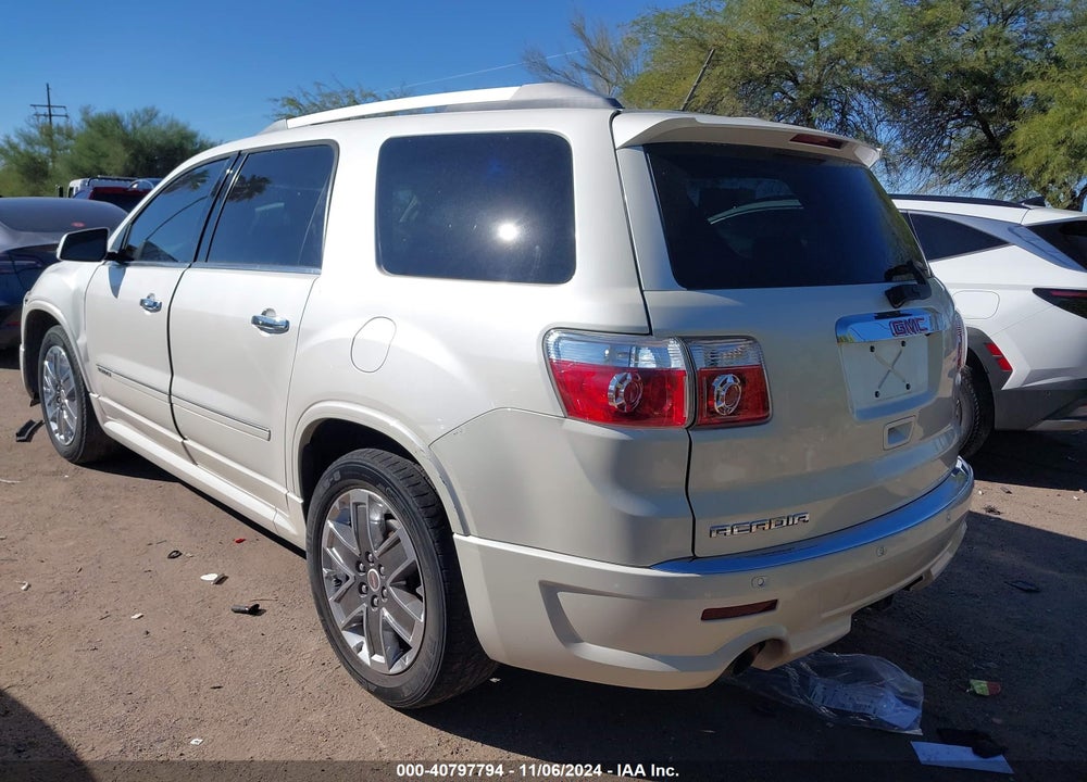 2011 GMC ACADIA DENALI VIN: 1GKKRTED1BJ349987