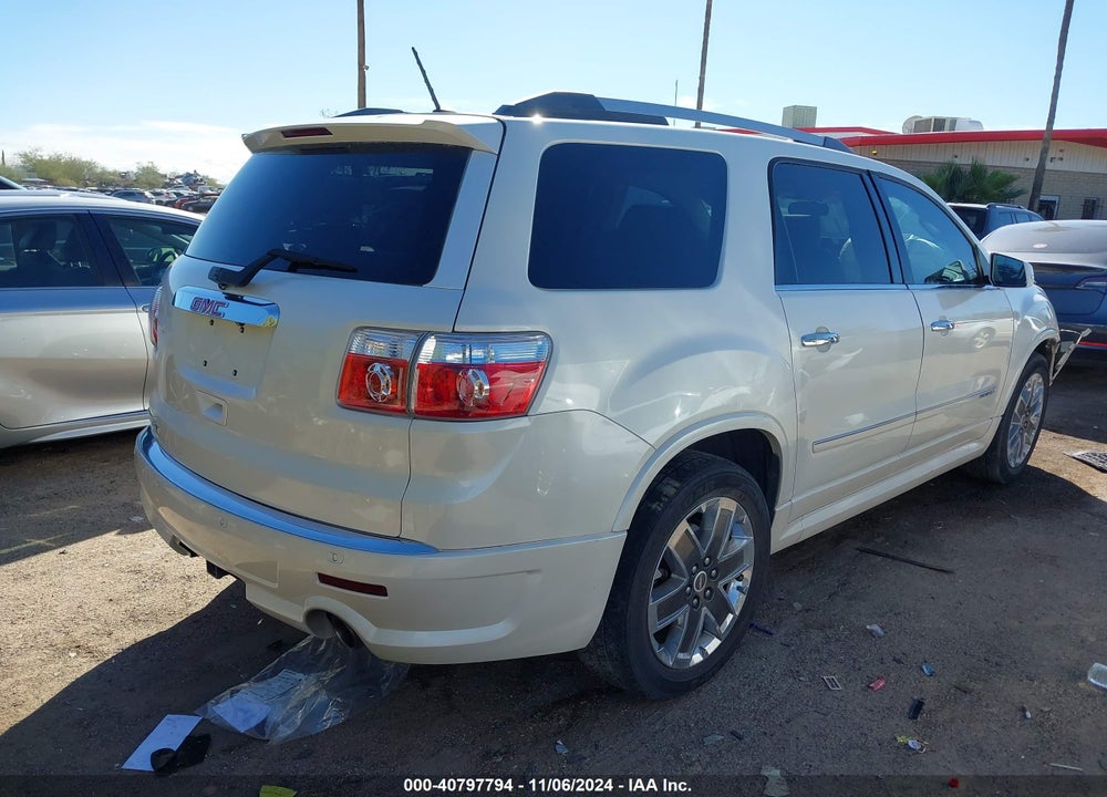 2011 GMC ACADIA DENALI VIN: 1GKKRTED1BJ349987