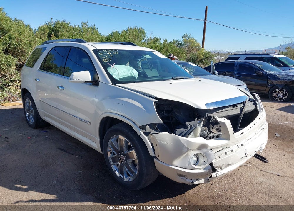 2011 GMC ACADIA DENALI VIN: 1GKKRTED1BJ349987