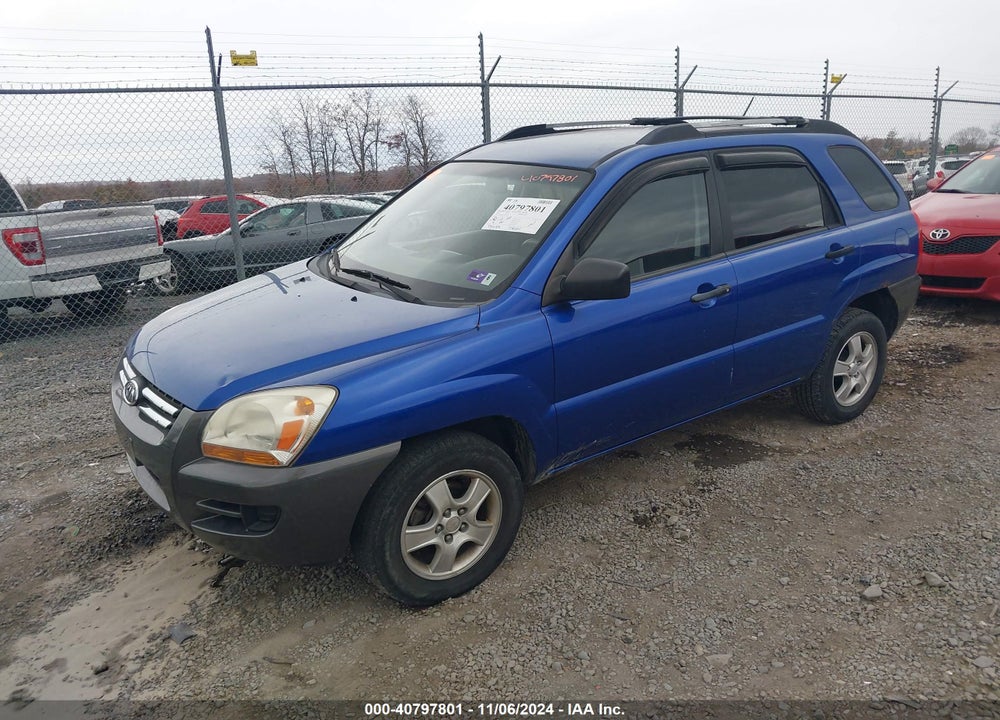 2007 KIA SPORTAGE LX VIN: KNDJF724177447224