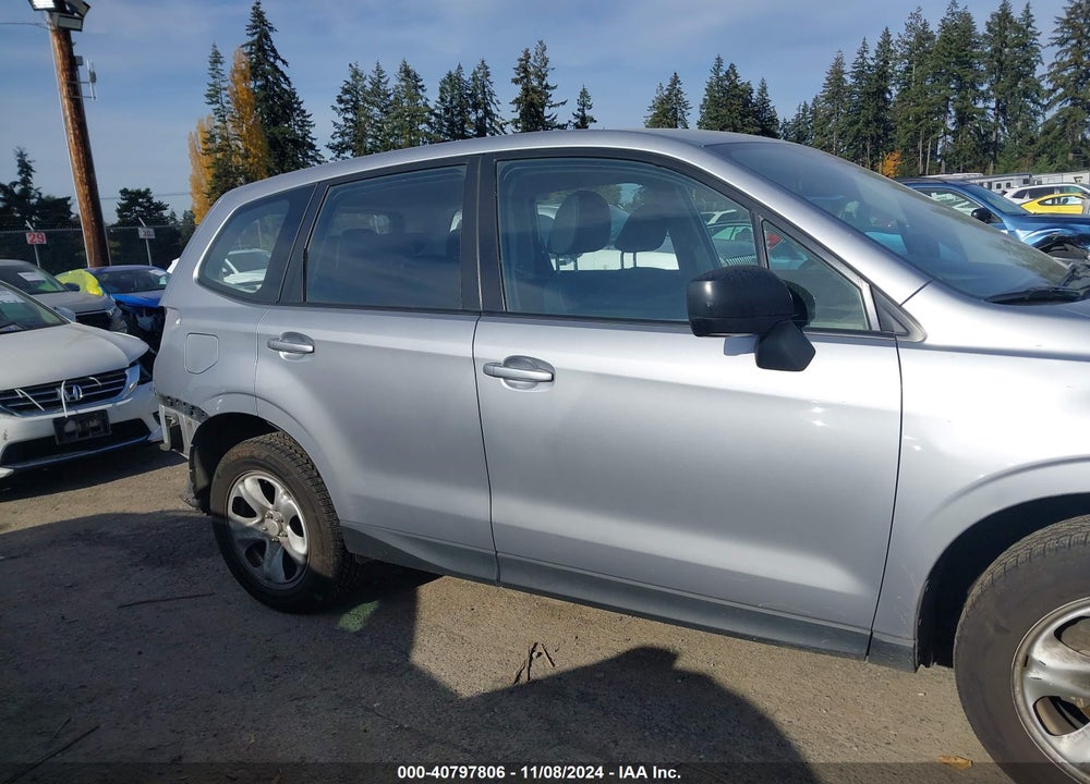 2018 SUBARU FORESTER 2.5I VIN: JF2SJAAC2JH523593