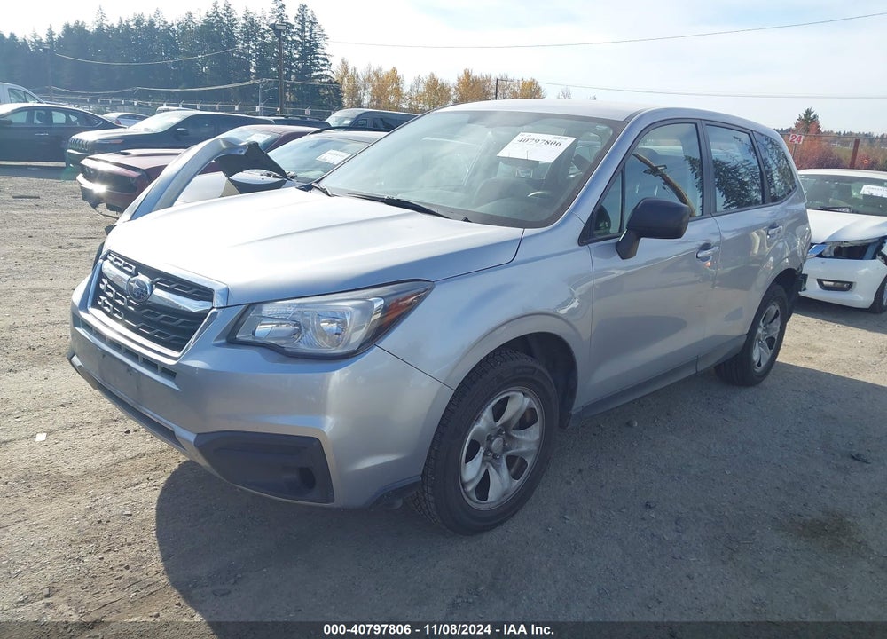2018 SUBARU FORESTER 2.5I VIN: JF2SJAAC2JH523593